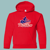 The Show Tackle Twill Logo Youth Hooded Sweatshirt - Heavy Blend™ Youth Hooded Sweatshirt 2