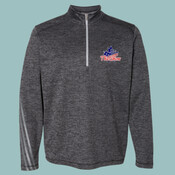 The Show Adidas Adult 1/4 Zip - Brushed Terry Heather Quarter-Zip