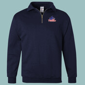 The Show Adult 1/4 zip - Nublend® Cadet Collar Sweatshirt